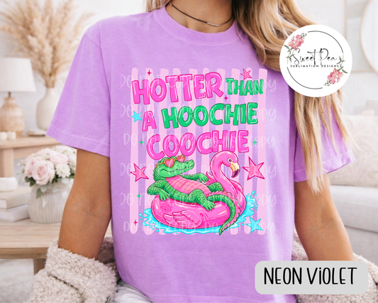 Hotter Than A Hoochie Coochie Stripped T-Shirt