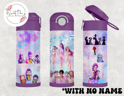 Huntrix K-Pop Demon Hunters 12oz Kids Flip Top Tumbler