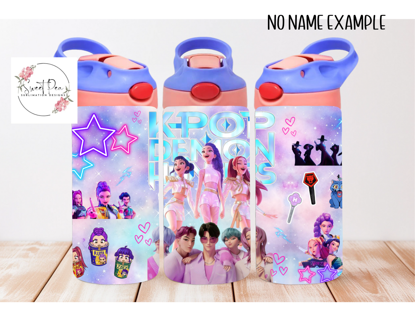 K-Pop Demon Hunters Kids Flip Top Tumbler