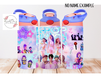 K-Pop Demon Hunters Kids Flip Top Tumbler