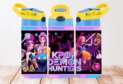 K-Pop Demon Hunters Huntrix/Saja Boys 12 oz Flip Top Tumbler