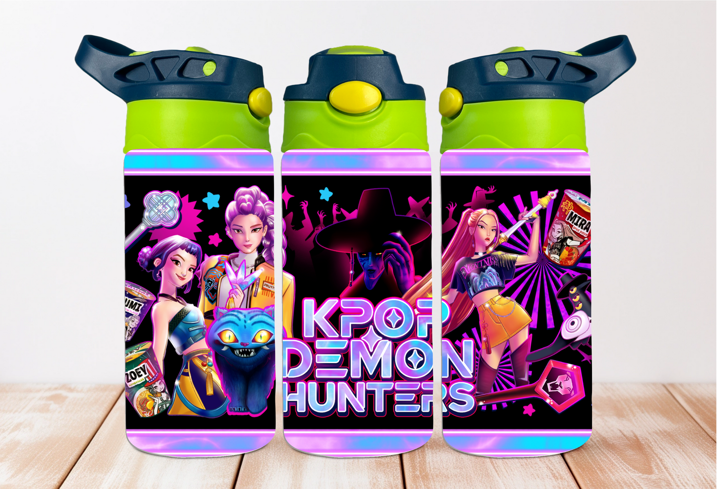 K-Pop Demon Hunters Huntrix/Saja Boys 12 oz Flip Top Tumbler