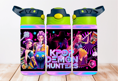 K-Pop Demon Hunters Huntrix/Saja Boys 12 oz Flip Top Tumbler
