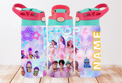 K-Pop Demon Hunters Kids Flip Top Tumbler