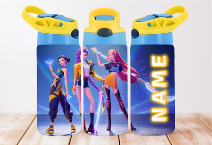 K-Pop Demon Hunters 12 oz Kids Flip Top Tumbler