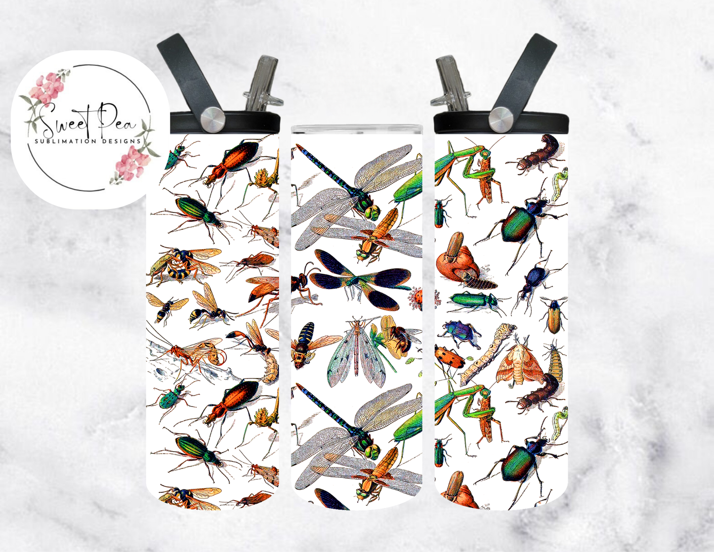 Insects 20oz Flip Top Tumbler