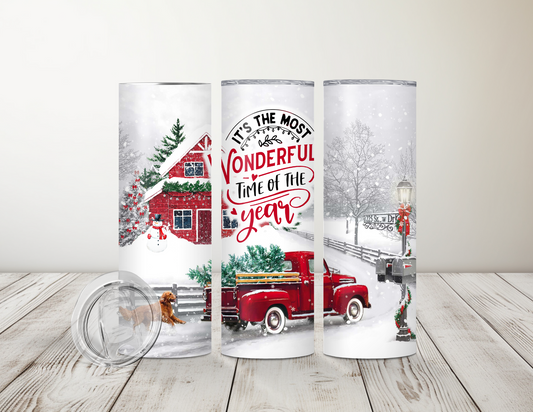 It's the most wonderful time of the year 20oz Tumbler