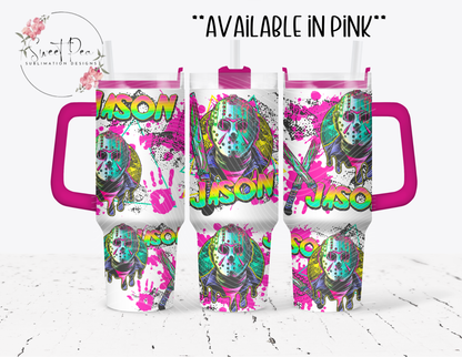 Jason Pink 40oz Tumbler