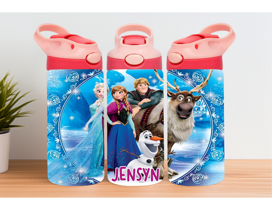 Frozen 12 oz Kids Flip Top Tumbler