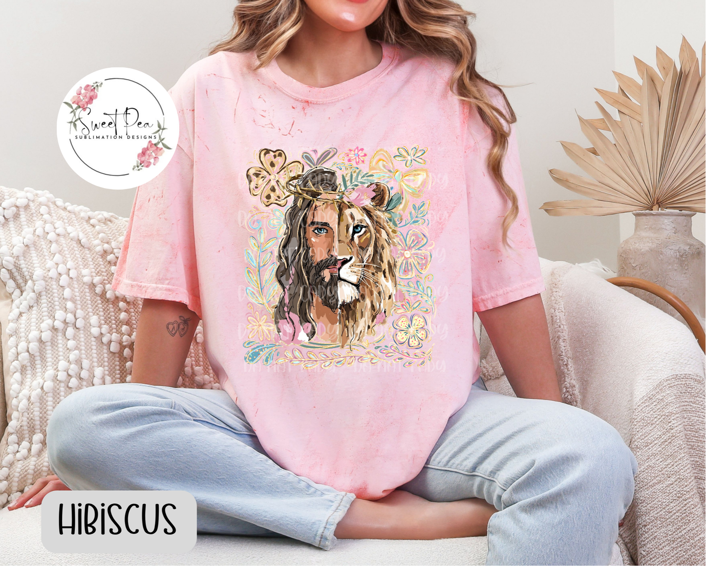 Lion of Judah, Jesus Christian Shirt - Comfort Colors
