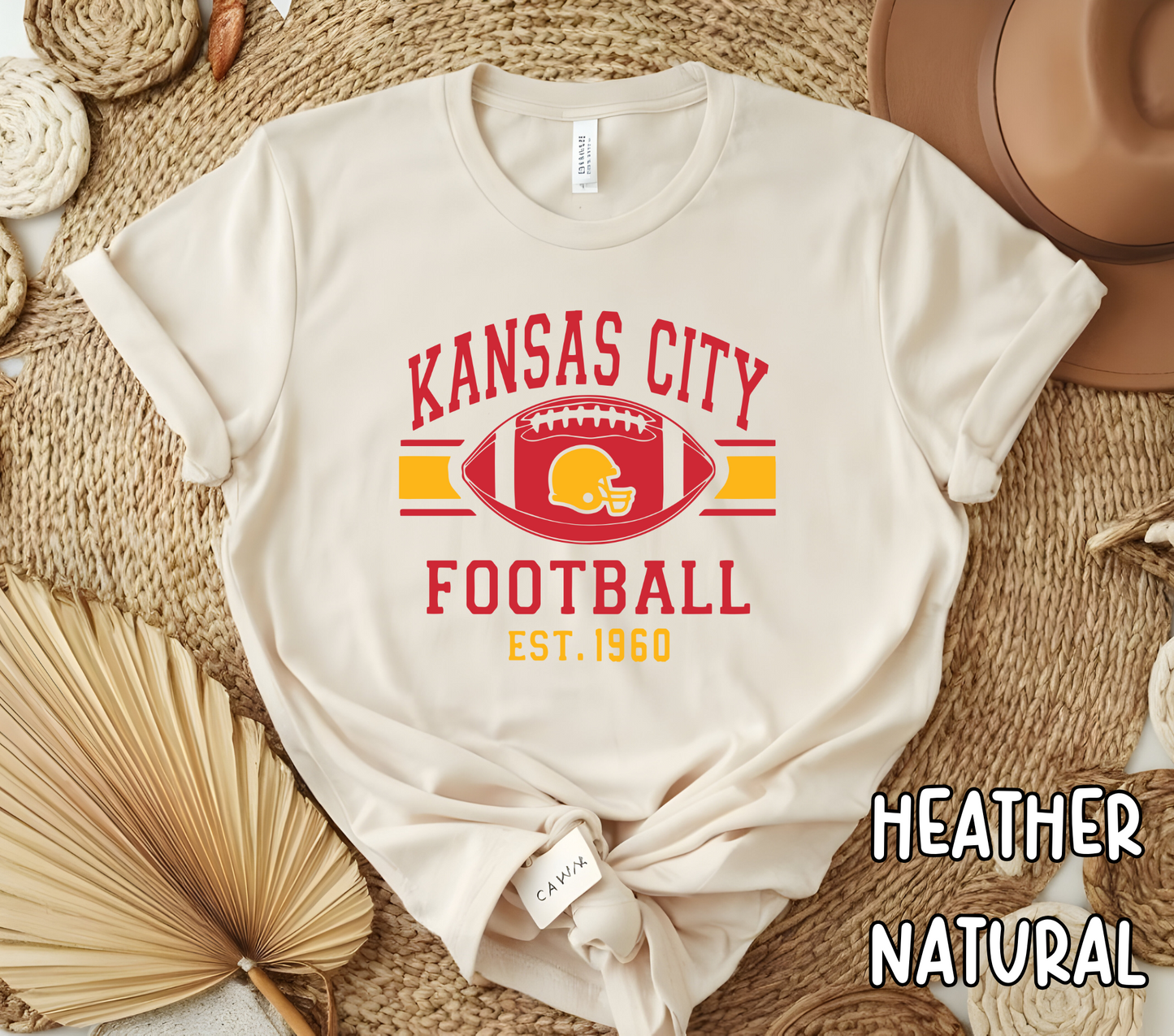 Kanas City Football T-Shirt or Sweatshirt