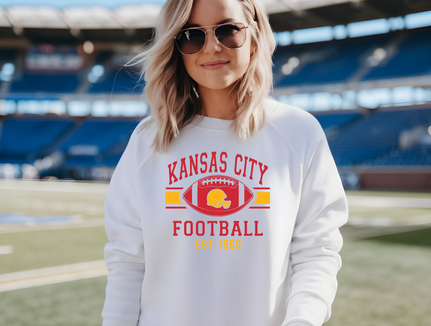 Kanas City Football T-Shirt or Sweatshirt