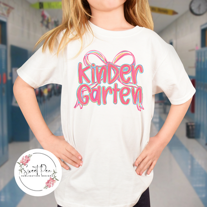 Coquette First Day of School T-shirt (PreK-Fourth Grade)