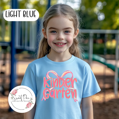 Coquette First Day of School T-shirt (PreK-Fourth Grade)