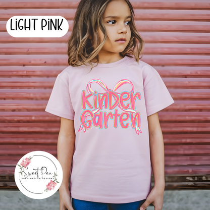 Coquette First Day of School T-shirt (PreK-Fourth Grade)