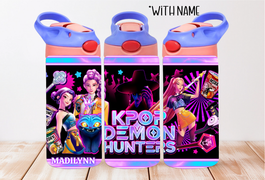 K-Pop Demon Hunters Huntrix/Saja Boys 12 oz Flip Top Tumbler