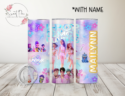 K-Pop Demon Hunters Huntrix Saja Boys 20oz Tumbler