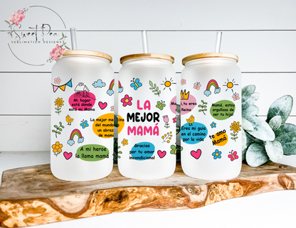 La Mejor Mamá Glass Libbey Cup