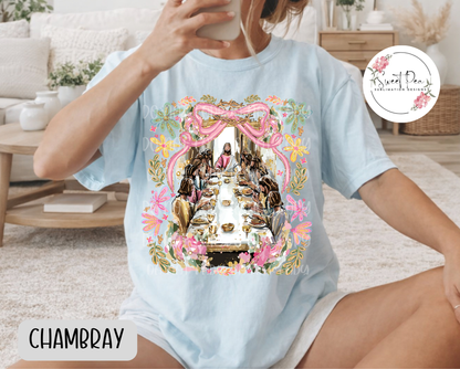 Last Supper, Jesus Christian Shirt - Comfort Colors