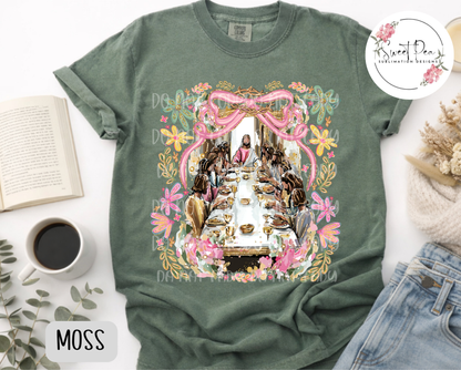 Last Supper, Jesus Christian Shirt - Comfort Colors