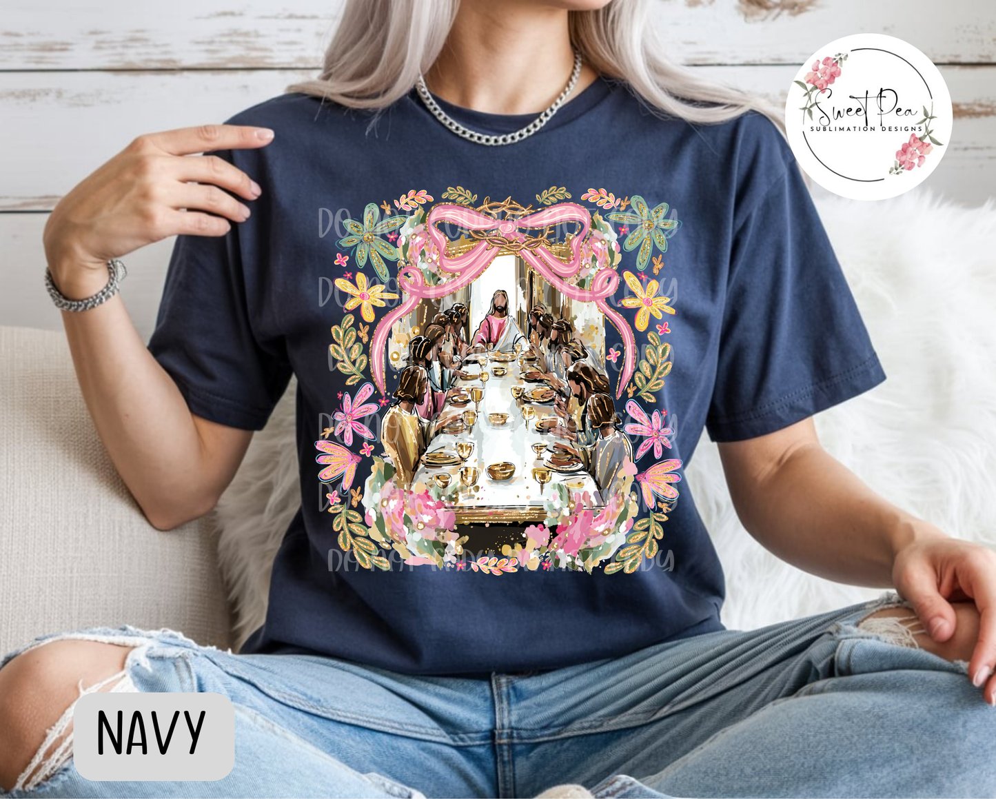 Last Supper, Jesus Christian Shirt - Comfort Colors