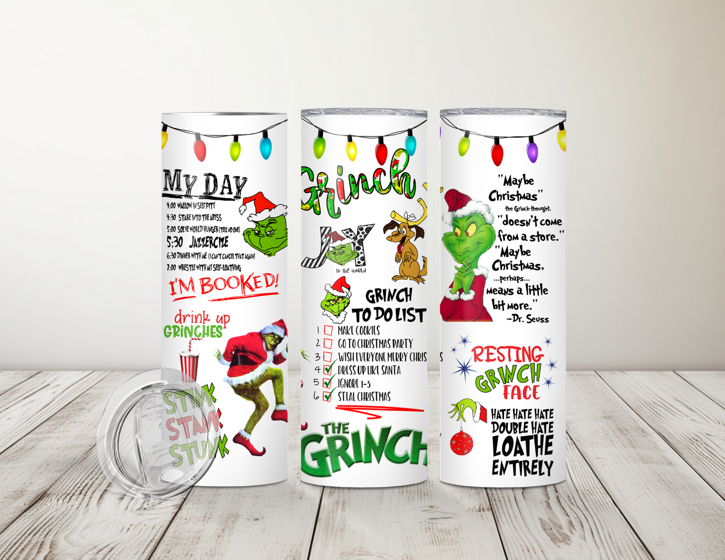 My Day Green Character 20 oz Tumbler