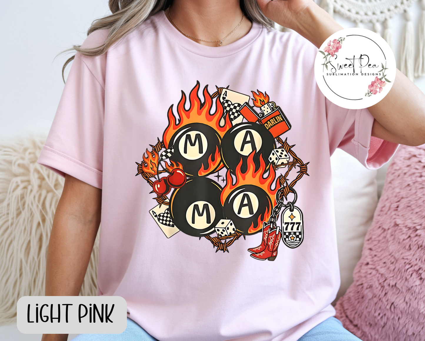 Mama Flames Graphic Shirt