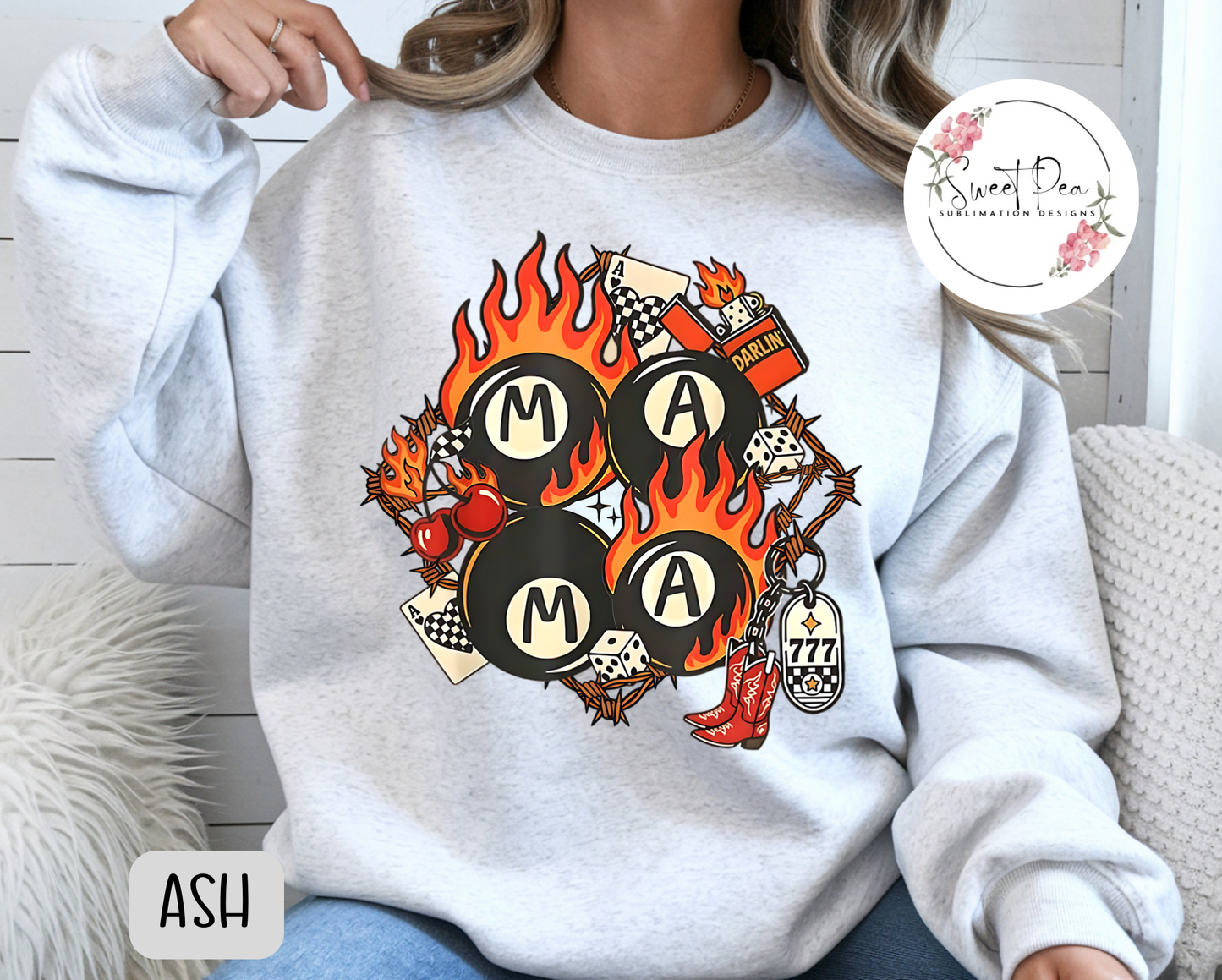 Mama Flames Graphic Shirt