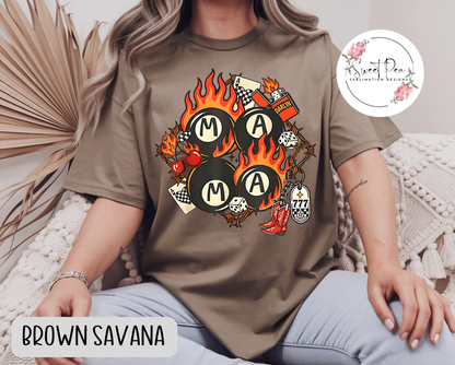 Mama Flames Graphic Shirt
