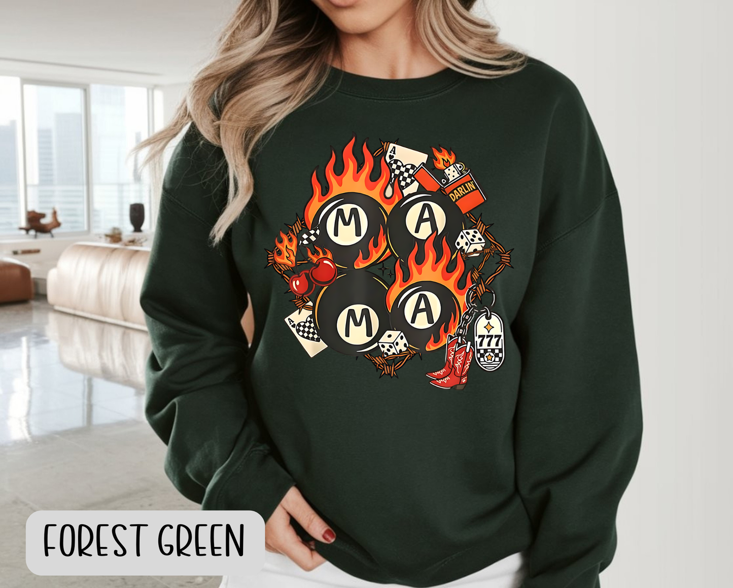 Mama Flames Graphic Shirt