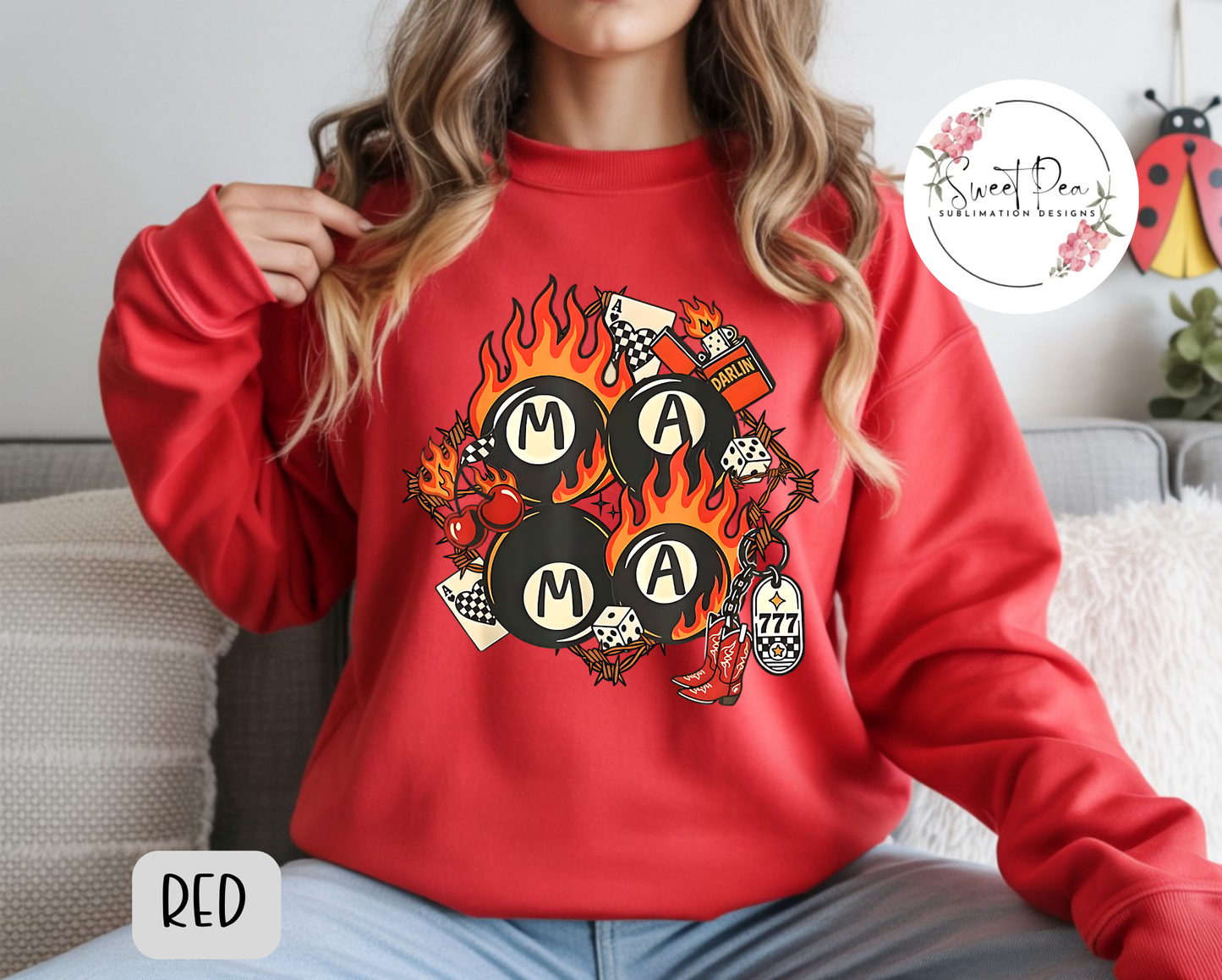 Mama Flames Graphic Shirt