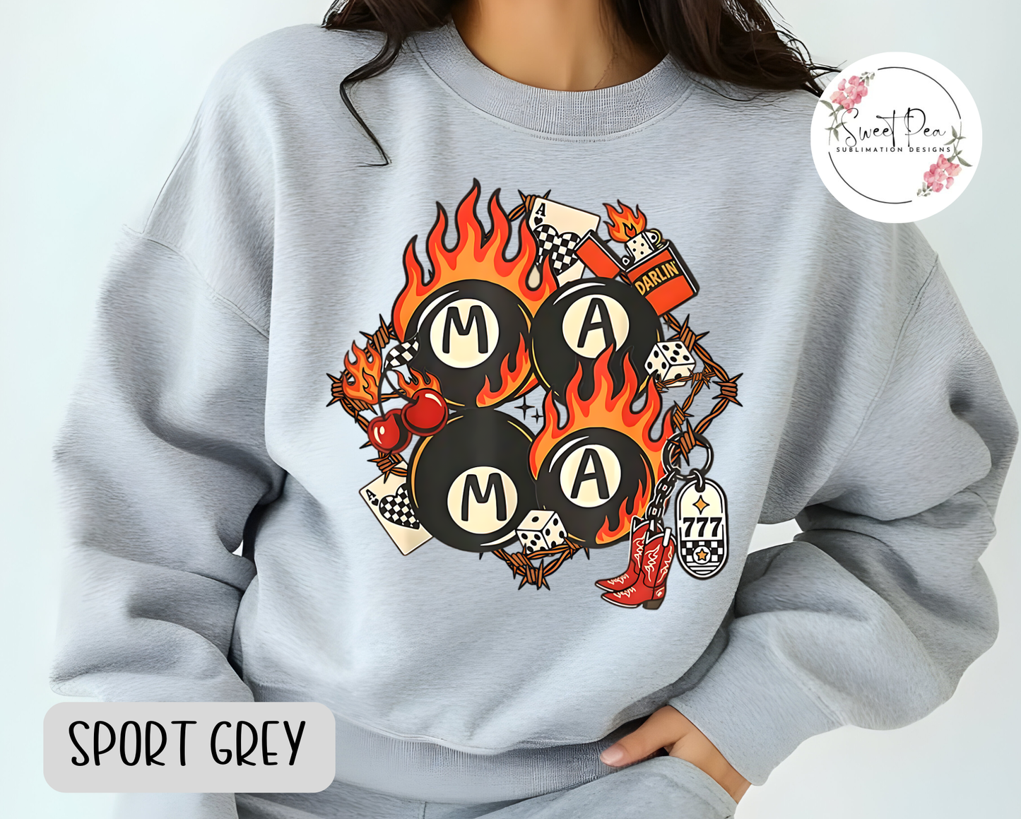 Mama Flames Graphic Shirt