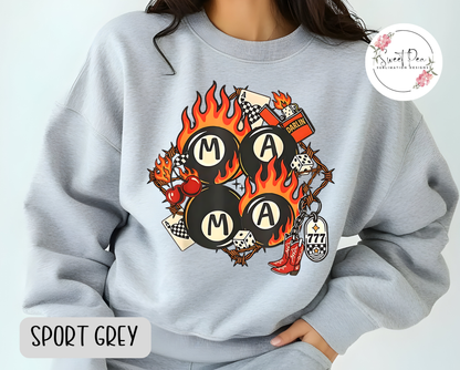Mama Flames Graphic Shirt