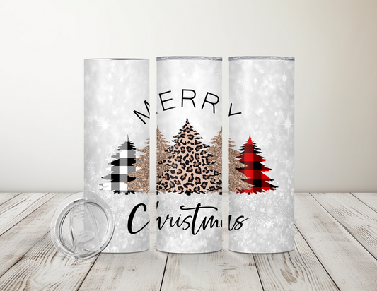 Merry Christmas Trees 20oz Tumbler