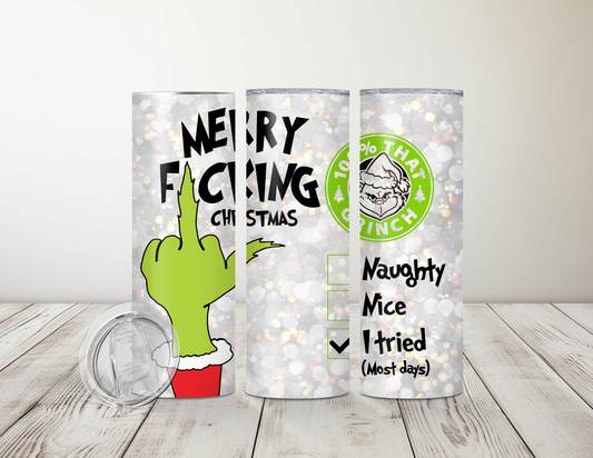 I tried Merry Christmas 20oz Tumbler