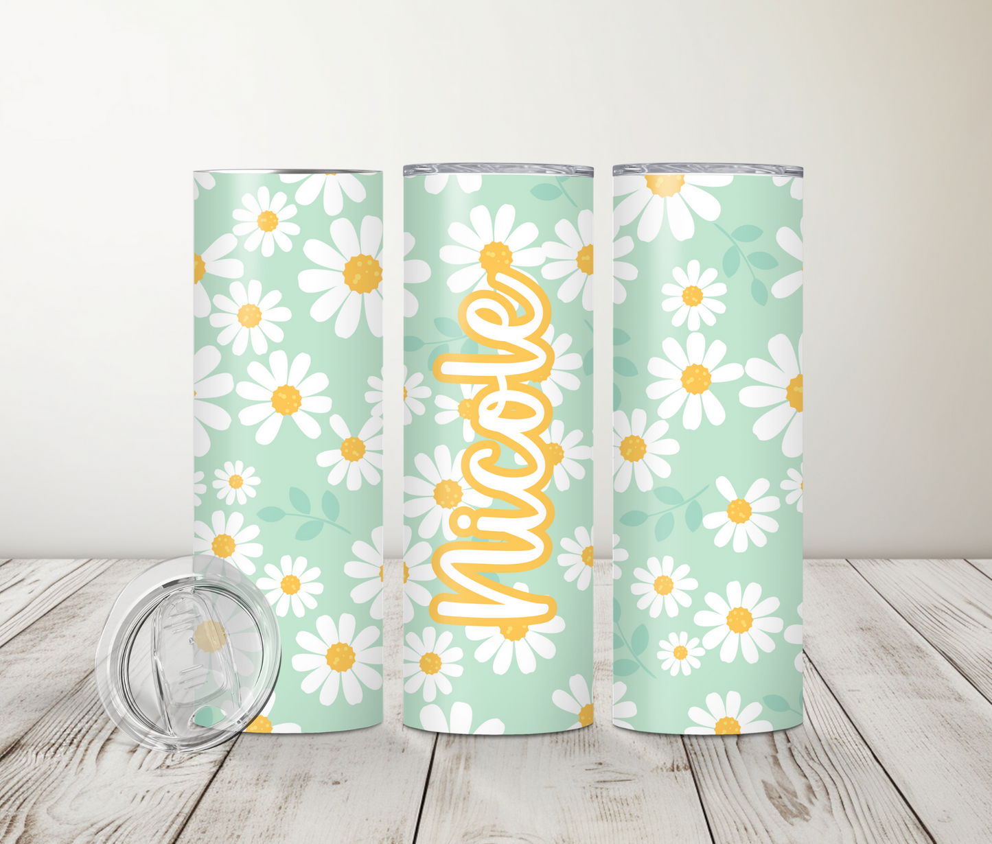 Personalized Daisy 20oz Tumbler