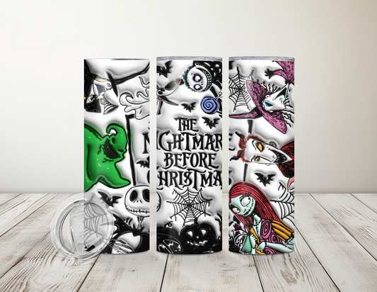 3D Halloween Characters 20oz Tumbler