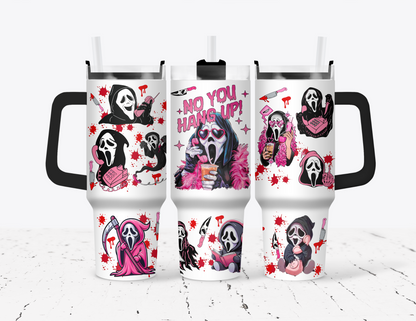 Coffee Lover Halloween Character 40oz Tumbler with Handle