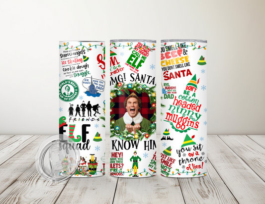 OMG SANTA ELF Movie 20 oz Tumbler
