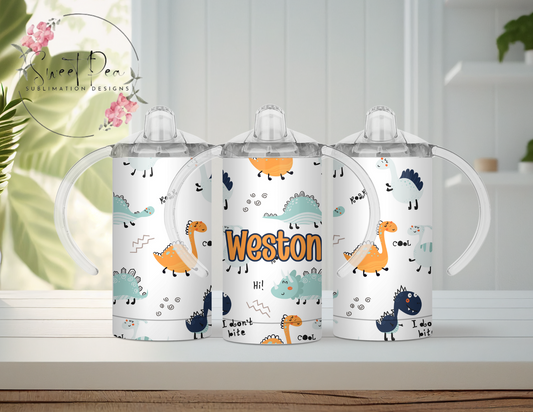 Dinosaur 12 oz Kids/Sippy Cup