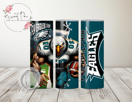 Go Birds Philadelphia Eagles 20 oz Tumbler