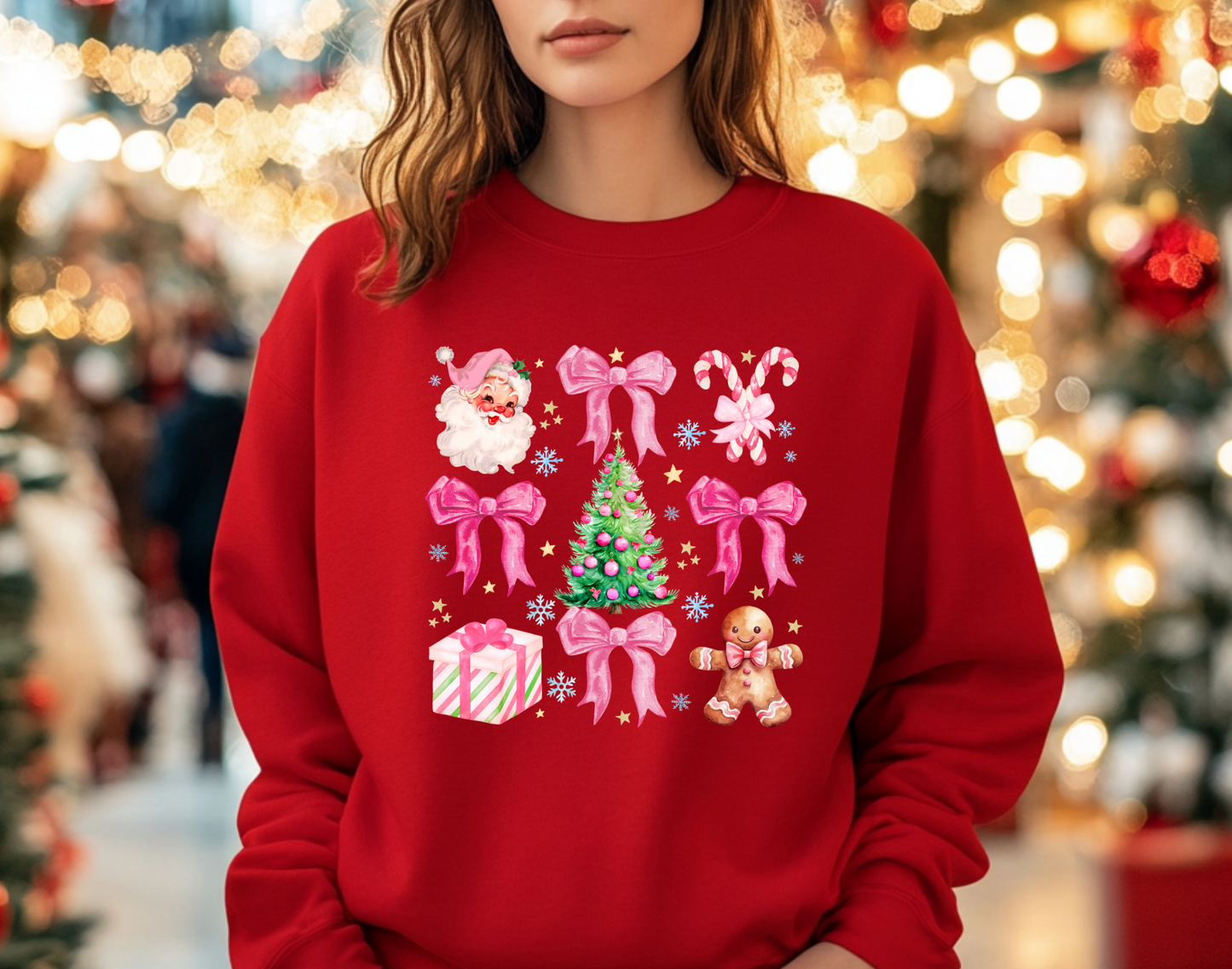 Christmas Bow T-shirt or Sweatshirt