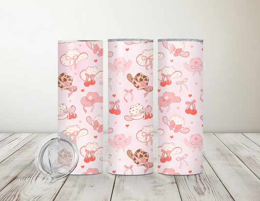 Pink Cowboy 20 oz Tumbler