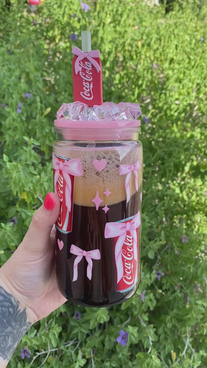 Coke Coquette Acrylic Snow Globe Tumbler