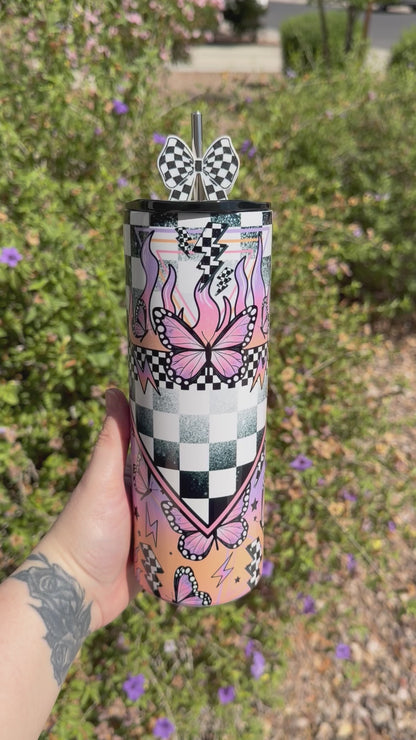 Butterfly Flame 20oz Tumbler