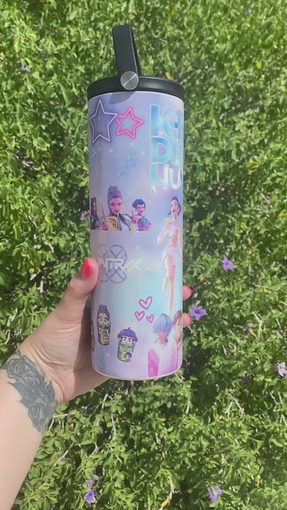 Huntrix K-Pop Demon Hunters 20oz Flip Top Tumbler