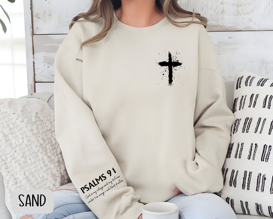 Psalms 91 Sweatshirt with Sleeve