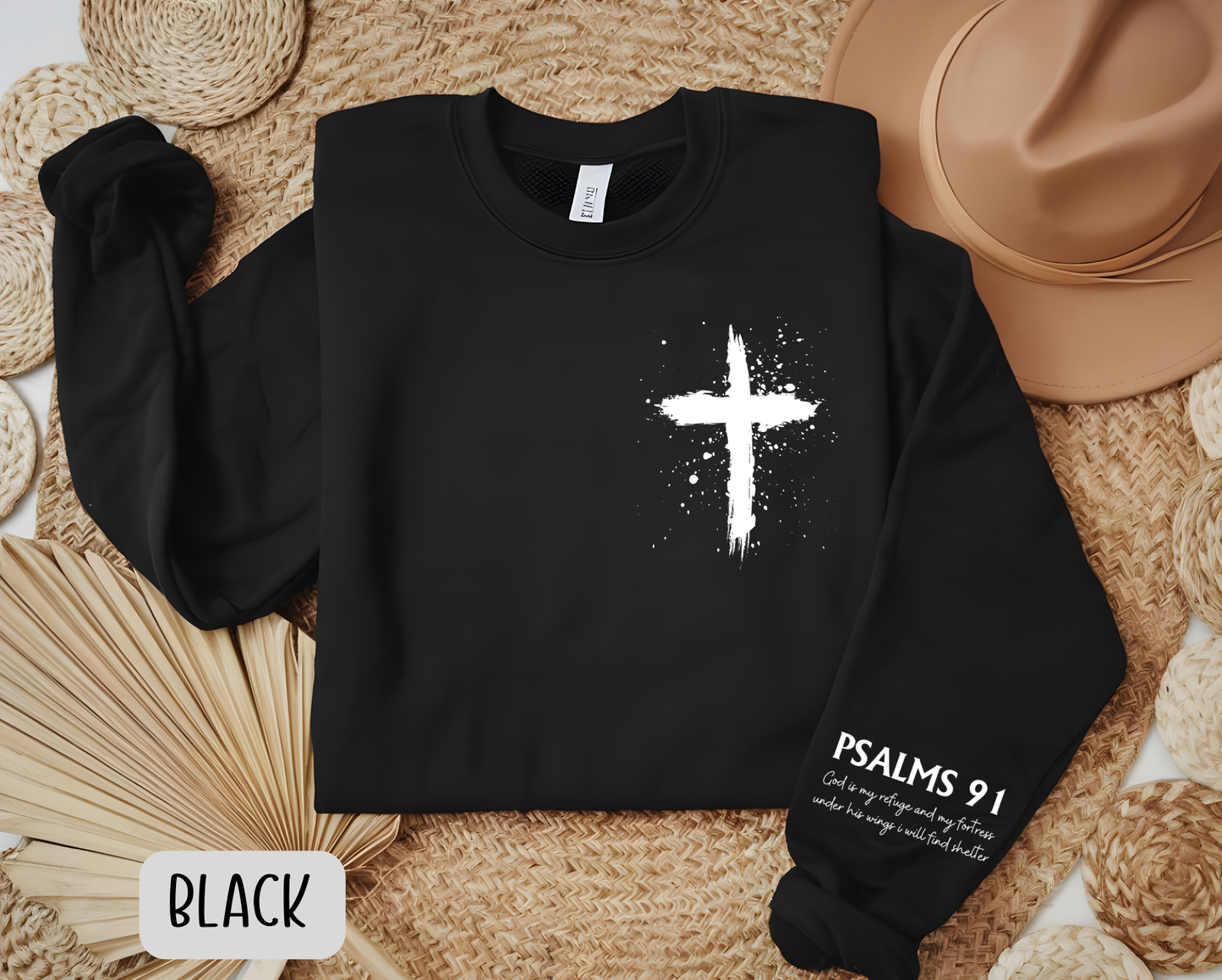 Psalms 91 Sweatshirt with Sleeve