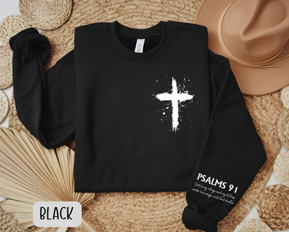 Psalms 91 Sweatshirt with Sleeve