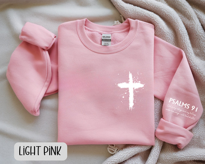 Psalms 91 Sweatshirt with Sleeve